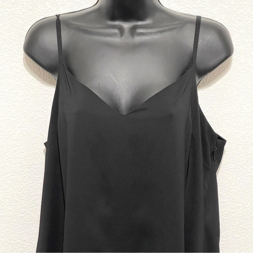 BeBe Woman Black Sequin Embellished Shift Dress Robe Tube Size L - Picture 2 of 16
